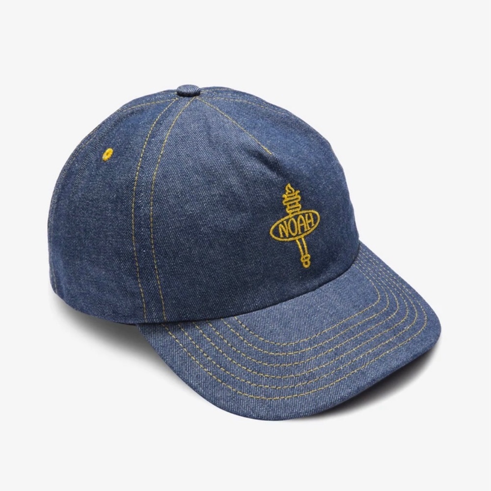 BNWT Noah NY Denim Torch 5-Panel Hat